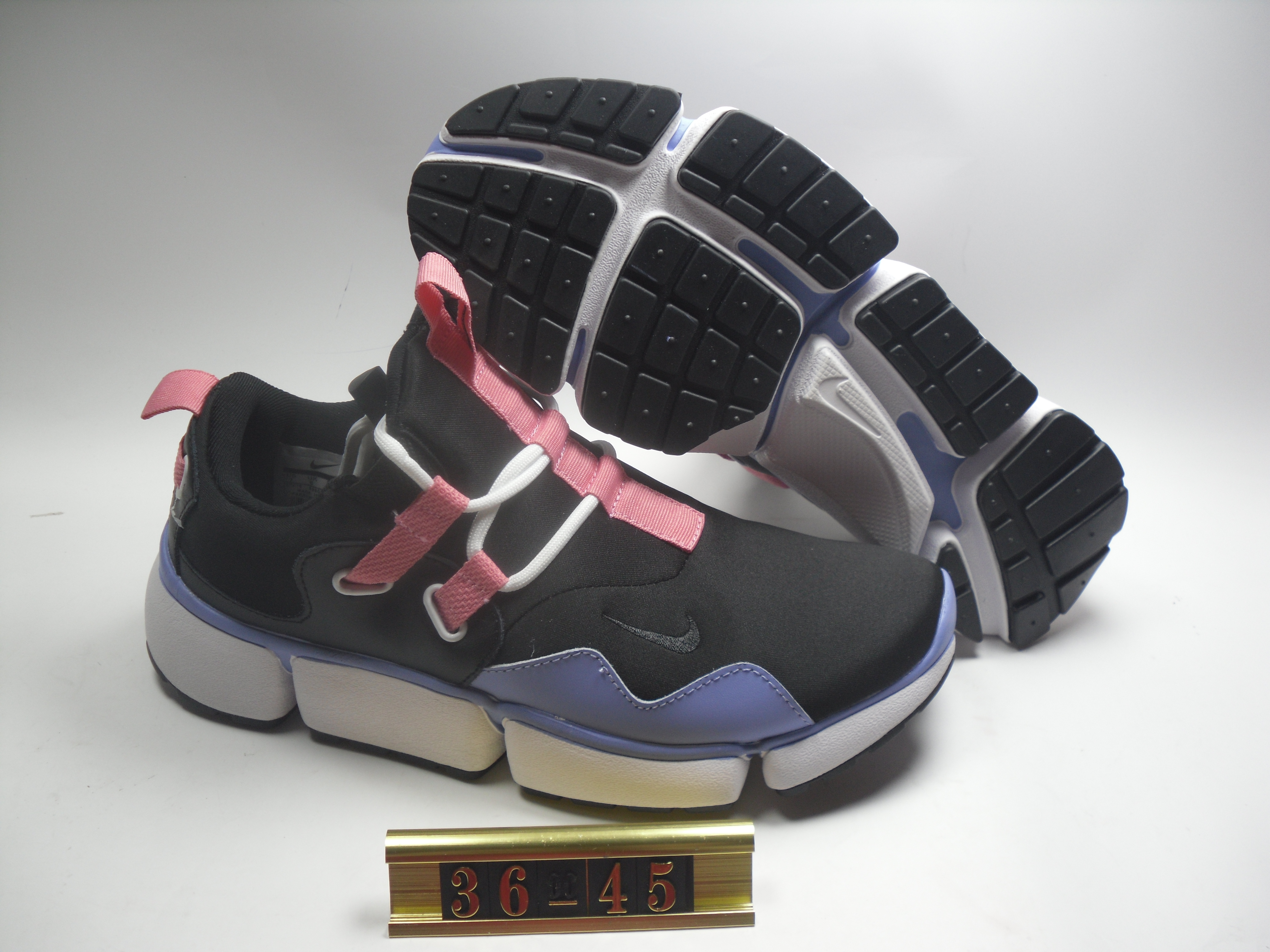 Women Nike Air Huarache 5 Grey Black Pink Purple Shoes